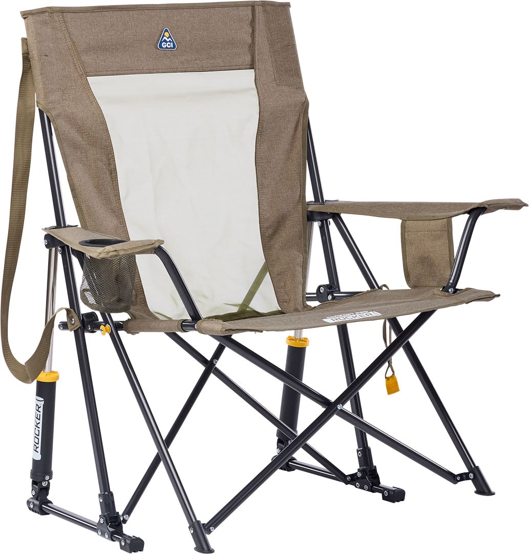 GCI COMFORT PRO ROCKER XL Campingstuhl 2026 heathered aged fatigue