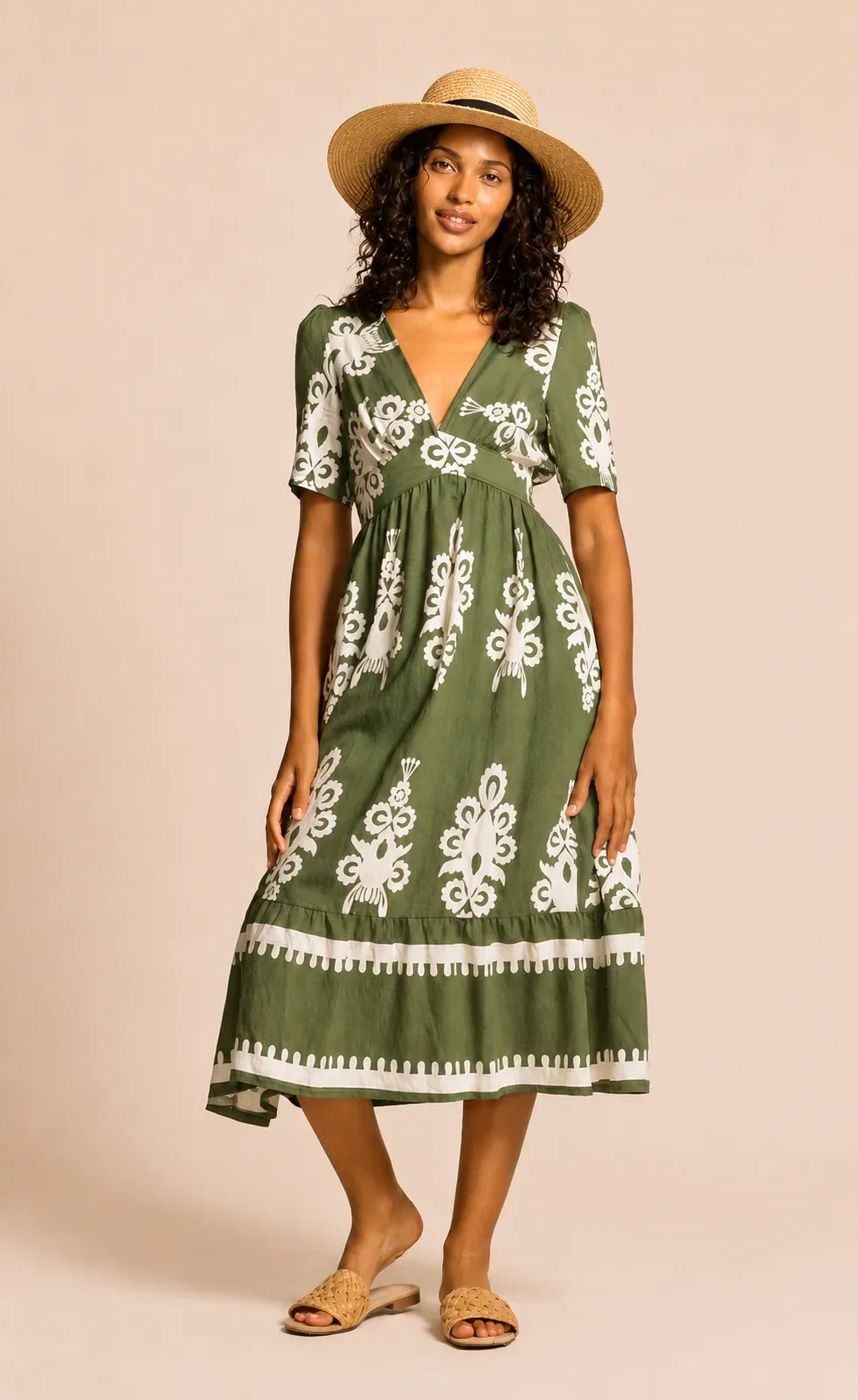 Bellingham Dress Green