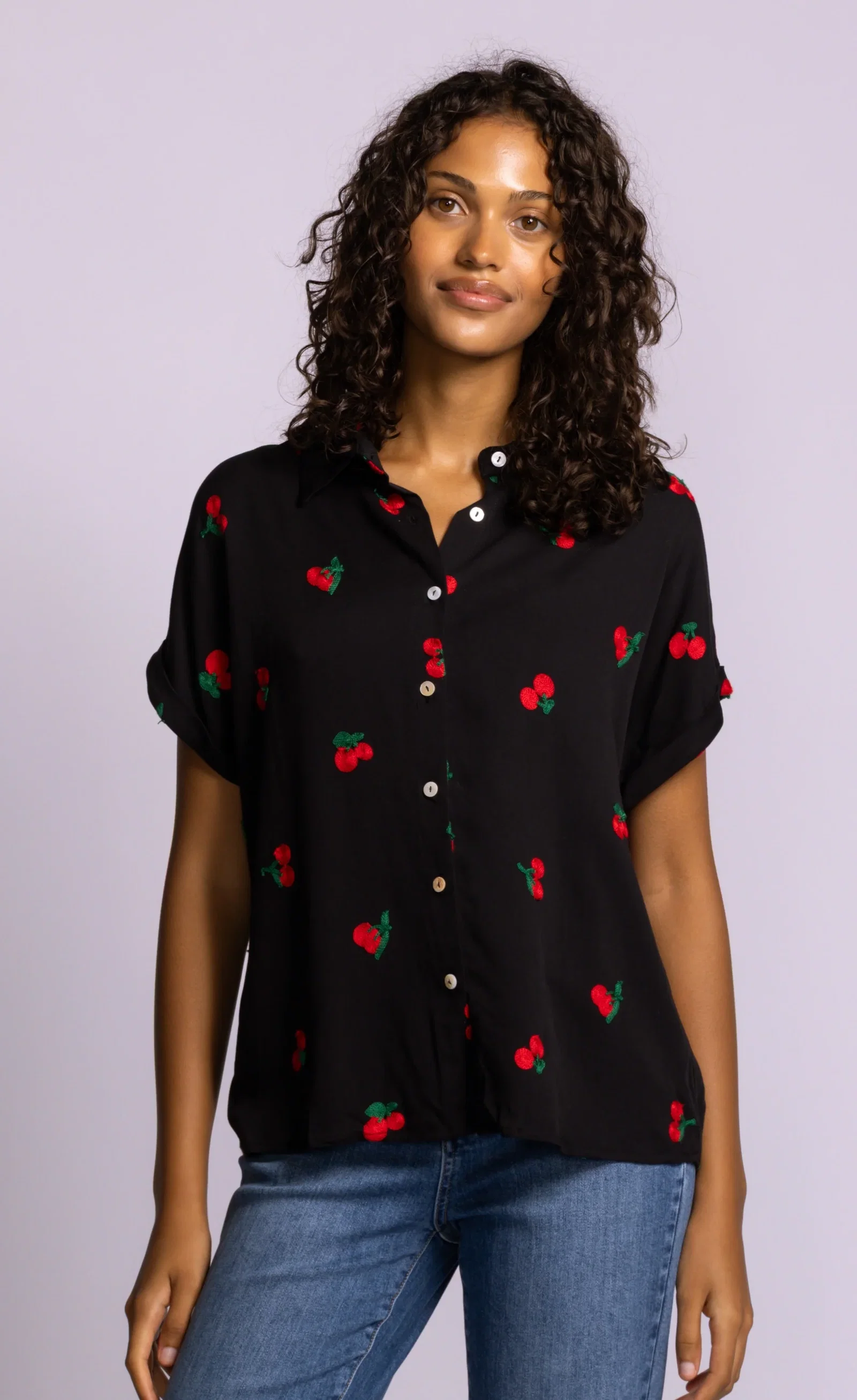 Mon Cherry Top Black