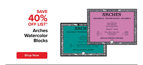 Arches Watercolor Blocks