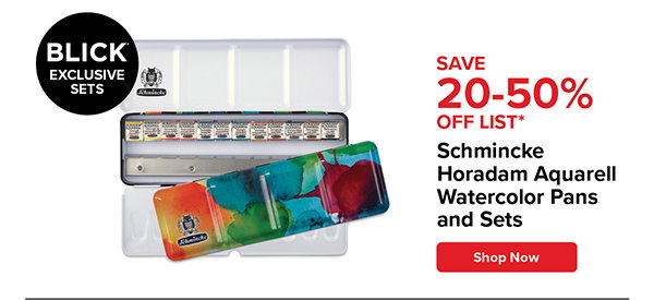 Schmincke Horadam Aquarell Watercolor Pans and Sets