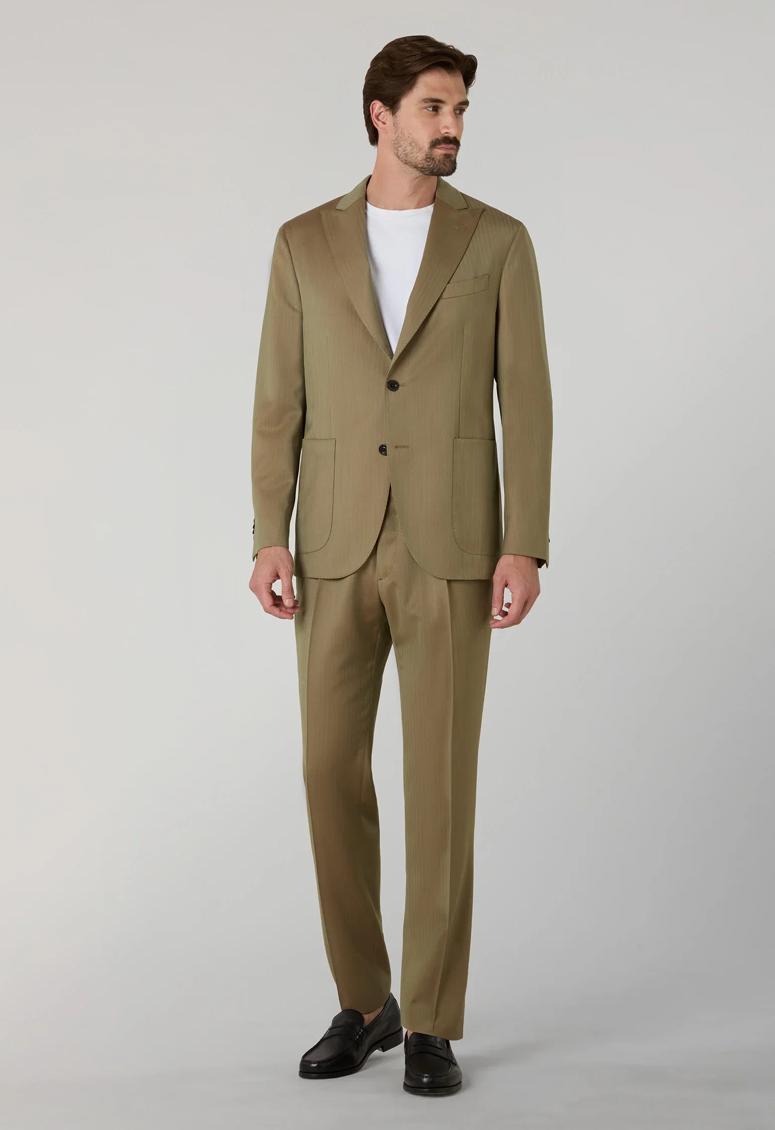 Image of Abito K-Jacket Solaro a spina di pesce verde