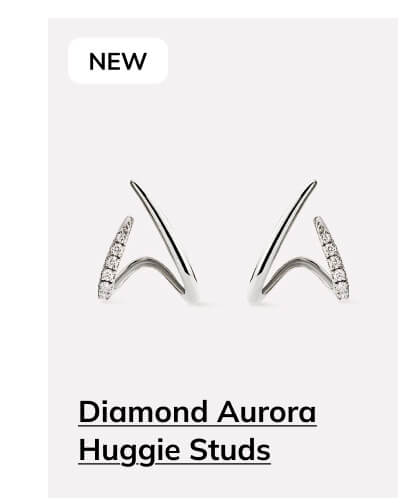 Diamond Aurora Huggie Studs Diamond Aurora Huggie Studs