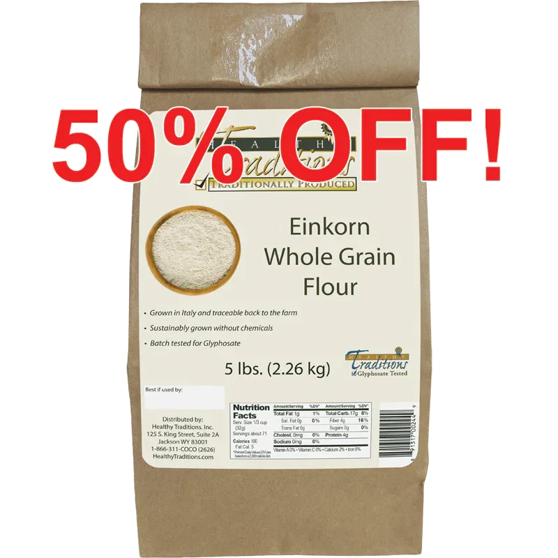 Image of Einkorn Whole Grain Flour – 5 lb. Bag