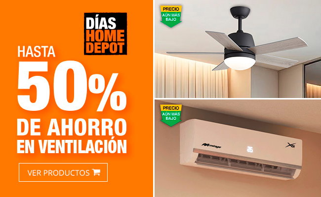 Hasta 50% de ahorro en Ventilación
