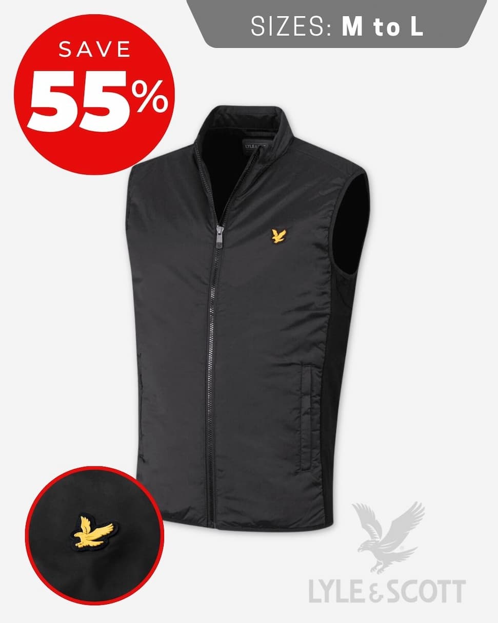 Lyle & Scott Mens Primaloft Thermal Breathable Golf Gilet