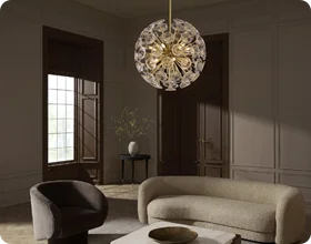 Maya 12 Light 30 inch Unlacquered Brass Chandelier Ceiling Light in Clear by Fredrick Ramond