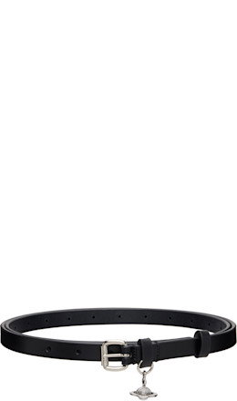Black Mini Alex Charm Belt - Vivienne Westwood
