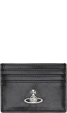 Black Flat Card Holder - Vivienne Westwood