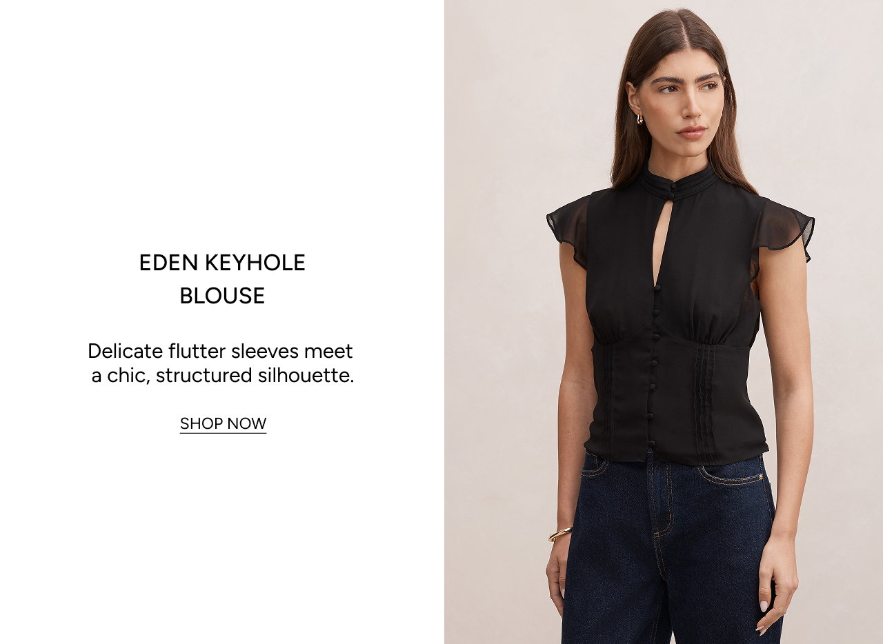 Eden Keyhole Blouse