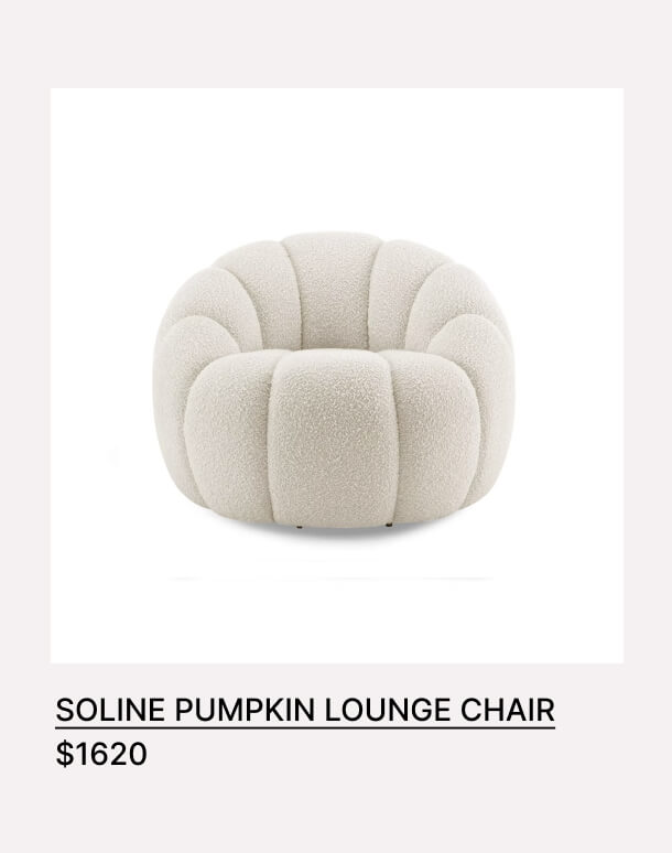 Soline Pumpkin Lounge Chair $1620