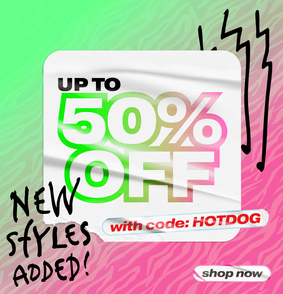 Up To 50% Off Sale