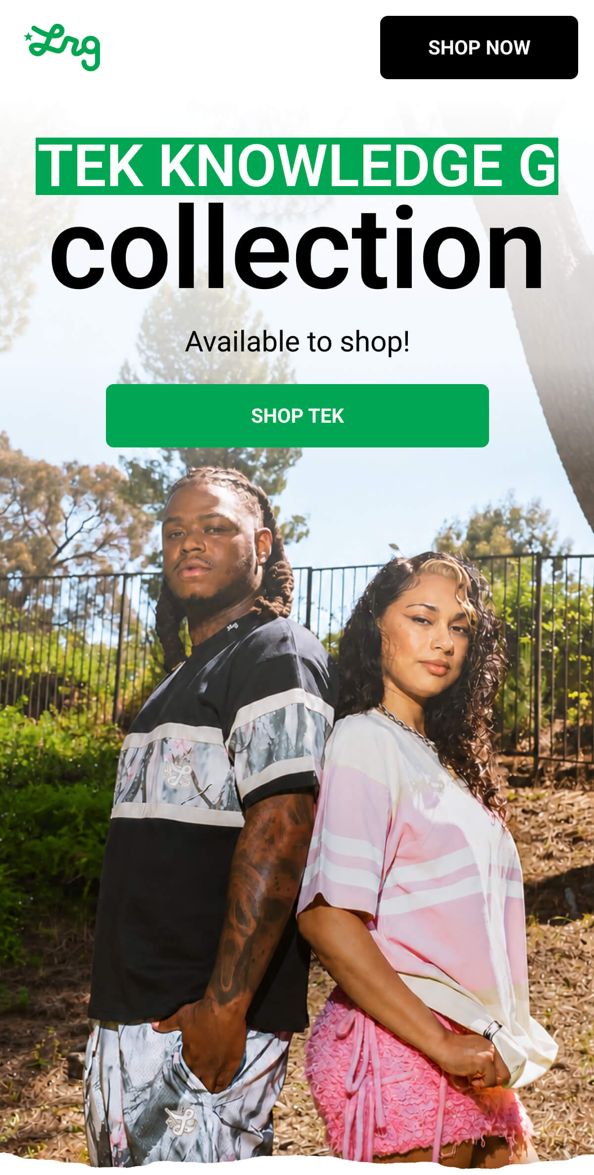 TEK KNOWLEDGE G collection Available to shop! SHOP TEK