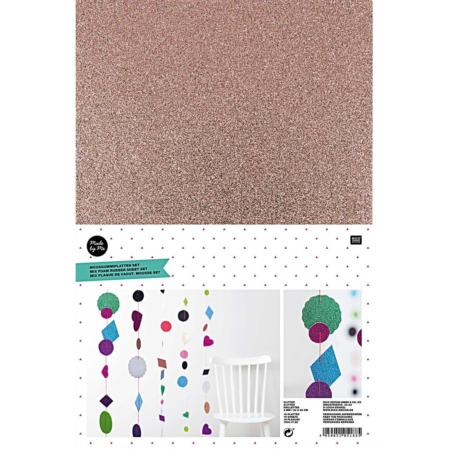 Moosgummi Mix Glitter