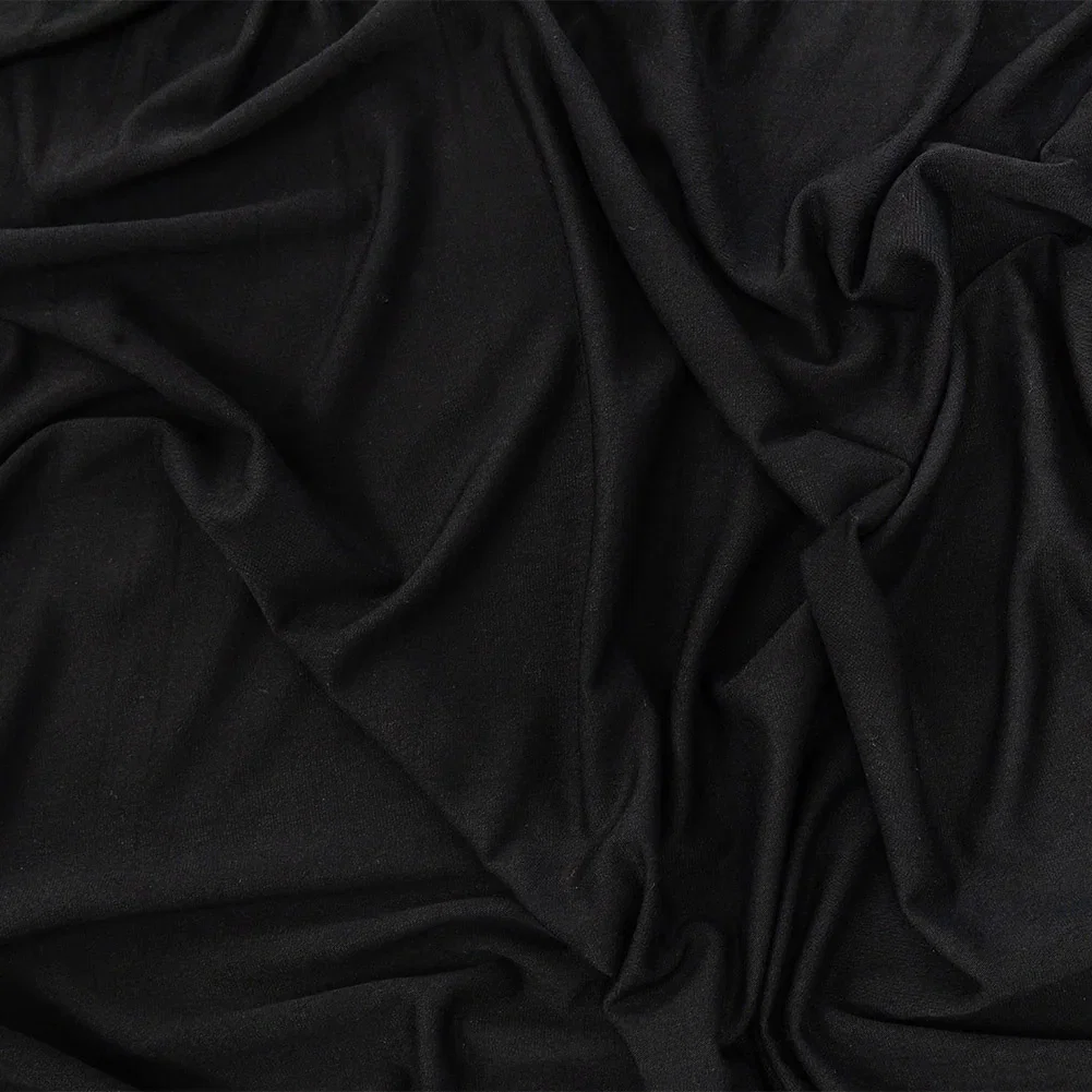 Image of Ultra-Soft Rayon Jersey - Black - Cyrus Collection