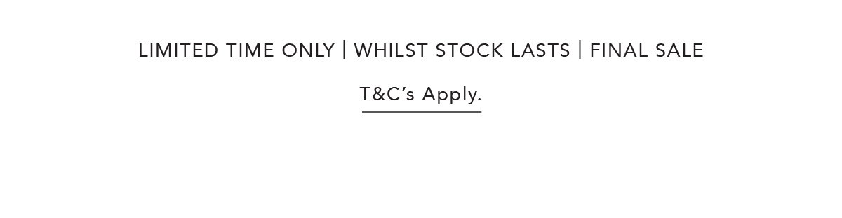 T&C's