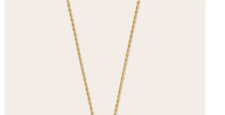 Greek Meander Magnifier Pendant Necklace