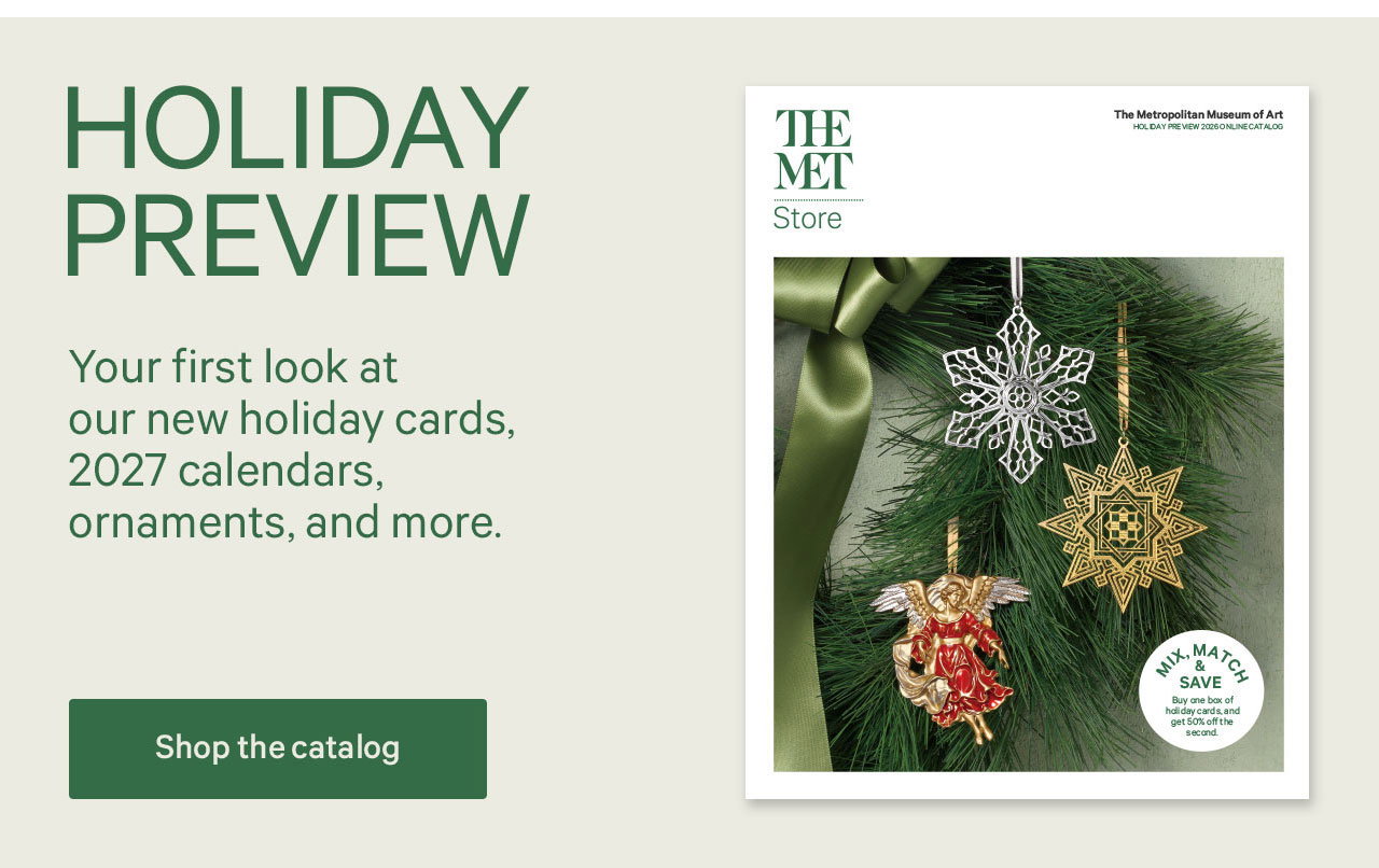 Holiday Preview | Your first look at our new holiday cards, 2027 calendars, ornaments, and more. | Shop the catalog