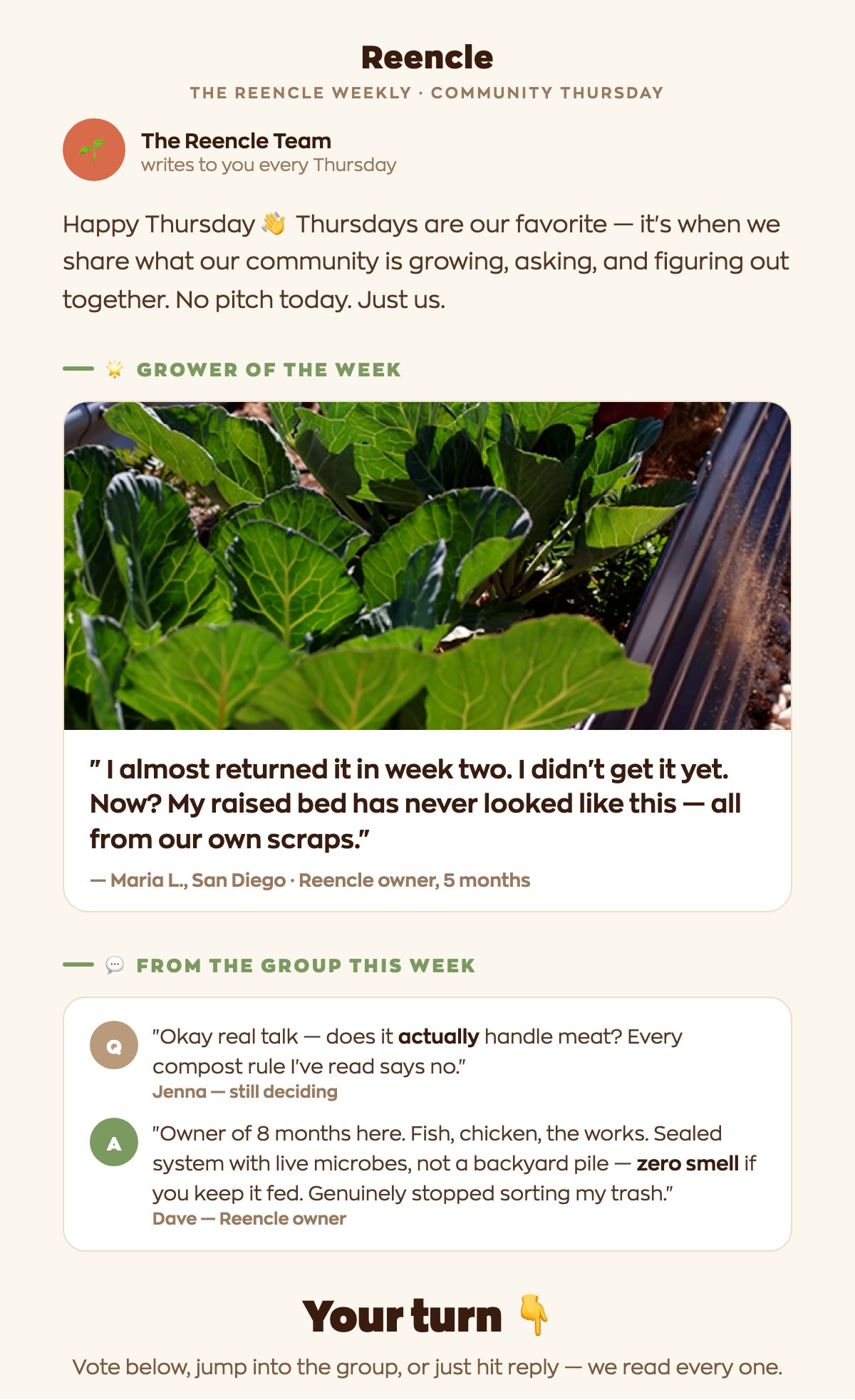 The Reencle Weekly — Community Thursday