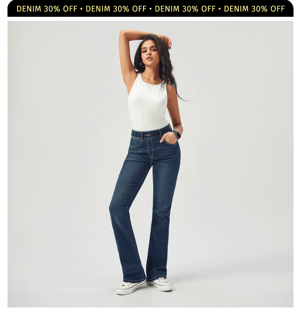 DENIM 30% OFF ALL DENIM BUILT-IN STRETCH COMFORT