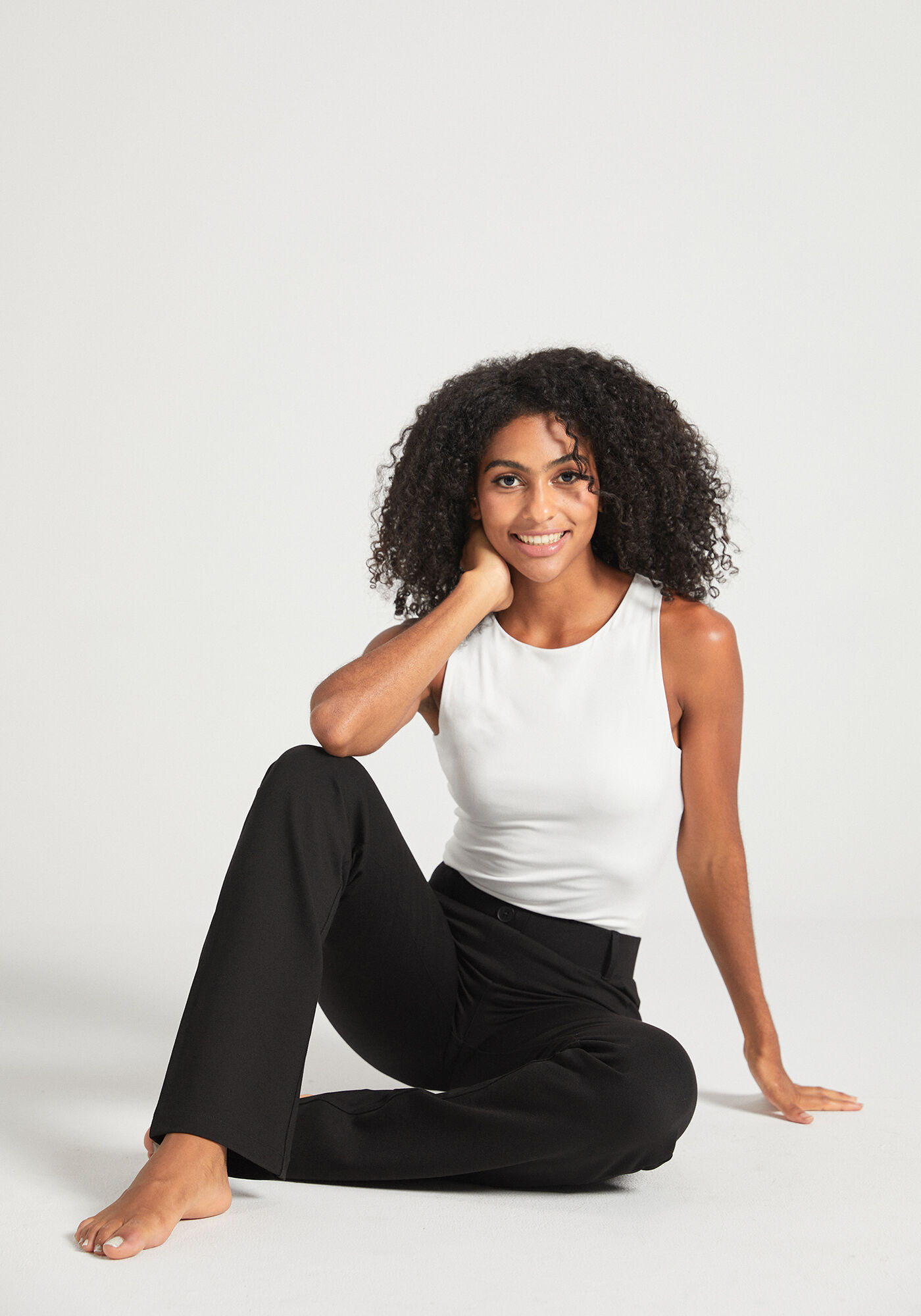 CLASSIC DPYP DRESS PANT YOGA PANT | STRAIGHT (BLACK)