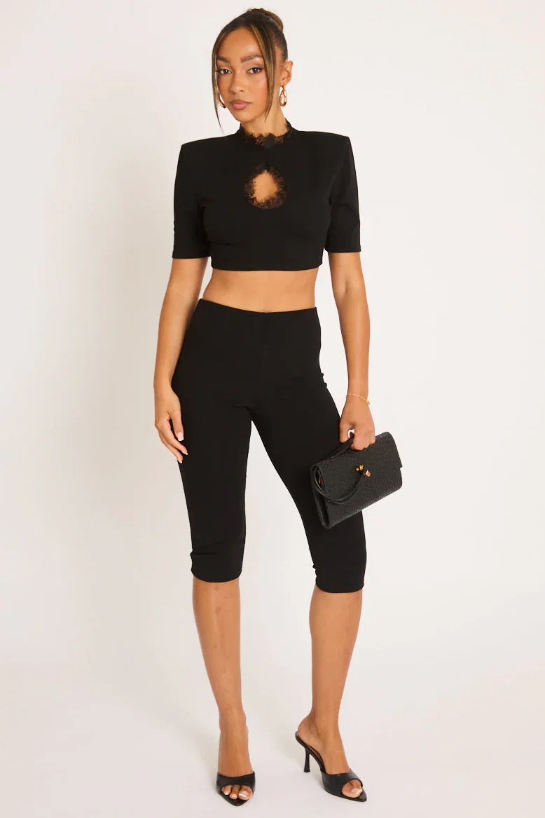 Image of Black Capri Pants - Koko