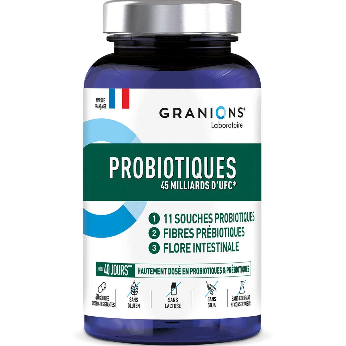 Image of Probiotiques et Prébiotiques - 40 gélules gastro-résistantes