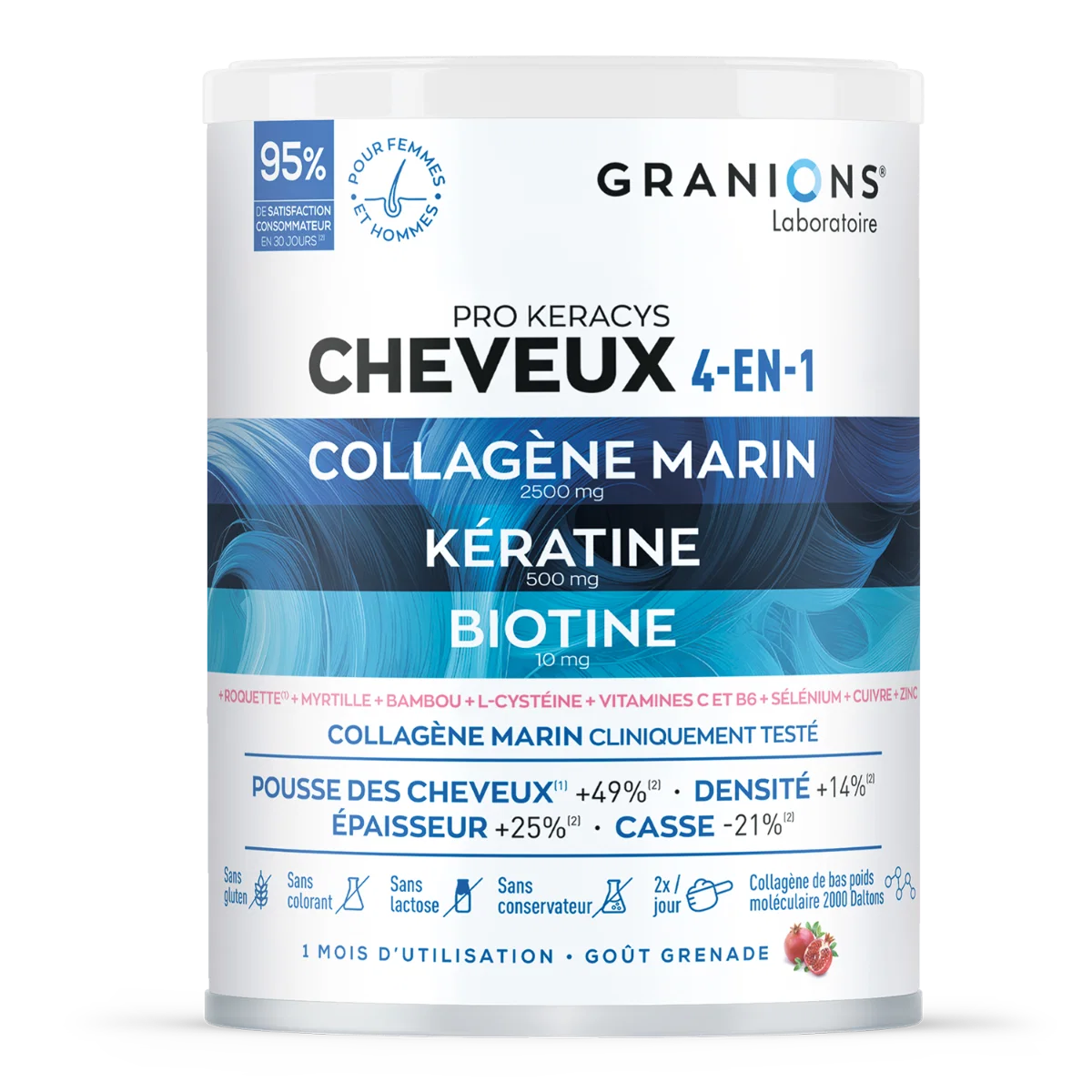 Image of Pro Keracys - Collagène cheveux 4-EN-1 Poudre