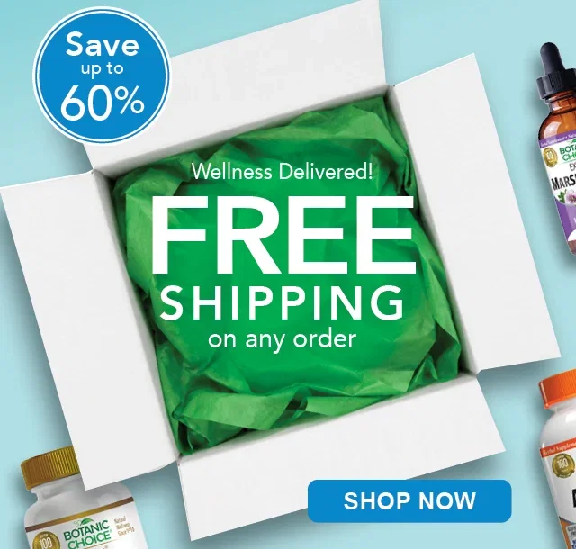 Wellness Delievered on us! Plus save up to 60% sitewide