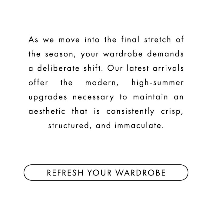 REFRESH YOUR WARDROBE: NEW SS26 ARRIVALS