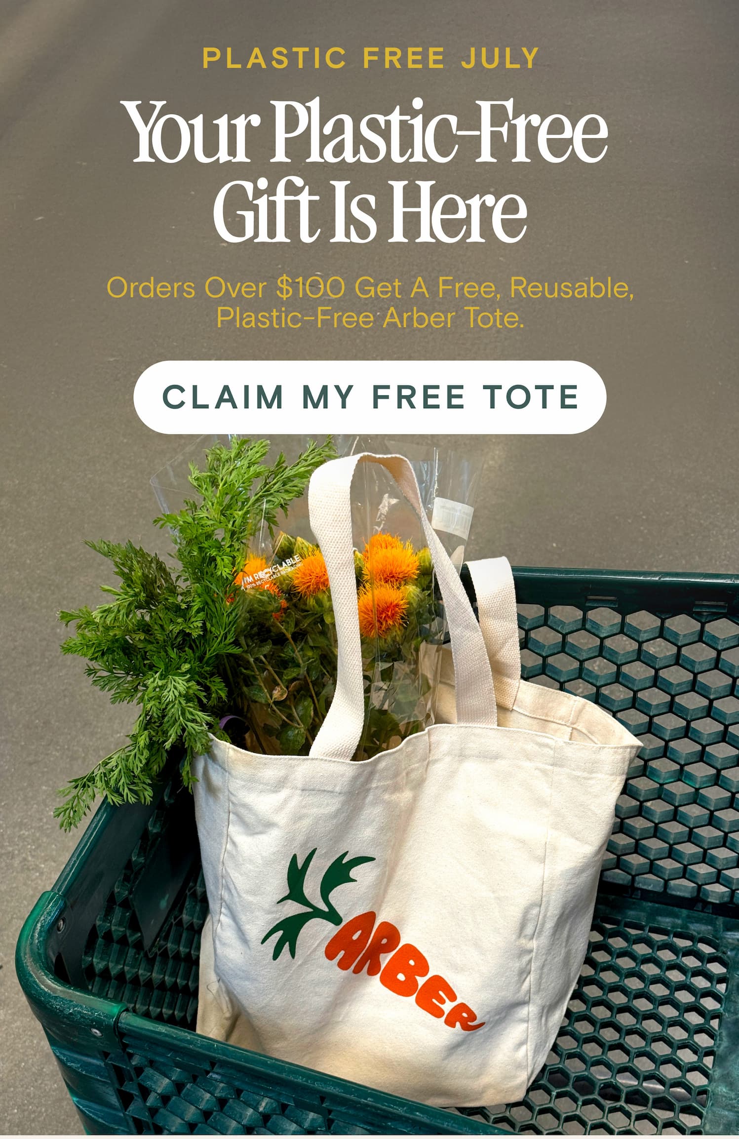 Free tote july plastic free month