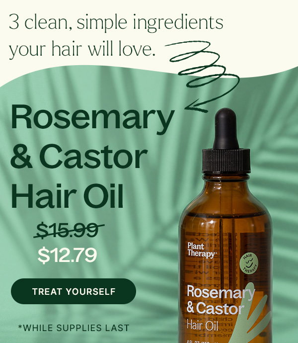 Shop Rosemary & Castor Hair Oil Deal!