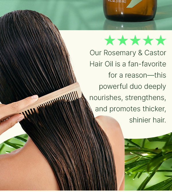 Shop Rosemary & Castor Hair Oil Deal!
