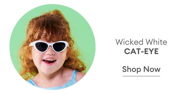 Wicked White Cat-Eye