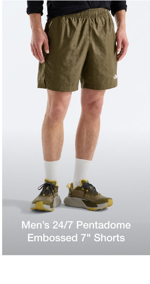 Men’s 24/7 Pentadome Embossed 7" Shorts