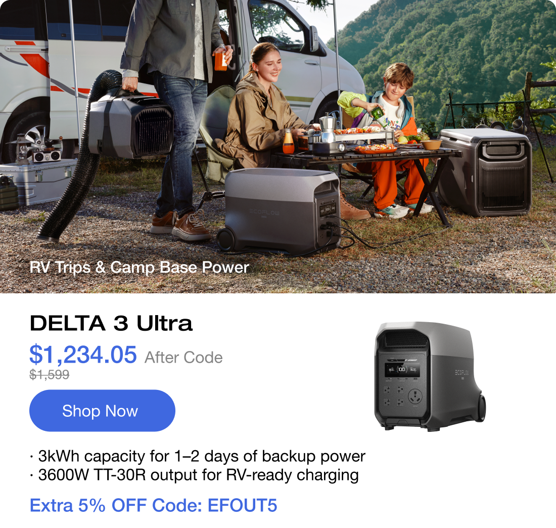 DELTA 3 Ultra $1,234.05 After Code $1,599 [Shop Now]