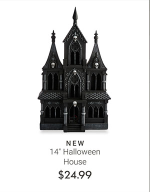 14" Halloween House