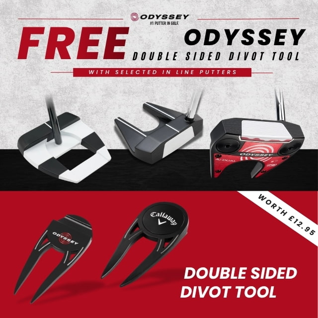 Free divot tool with selected odyssey putters