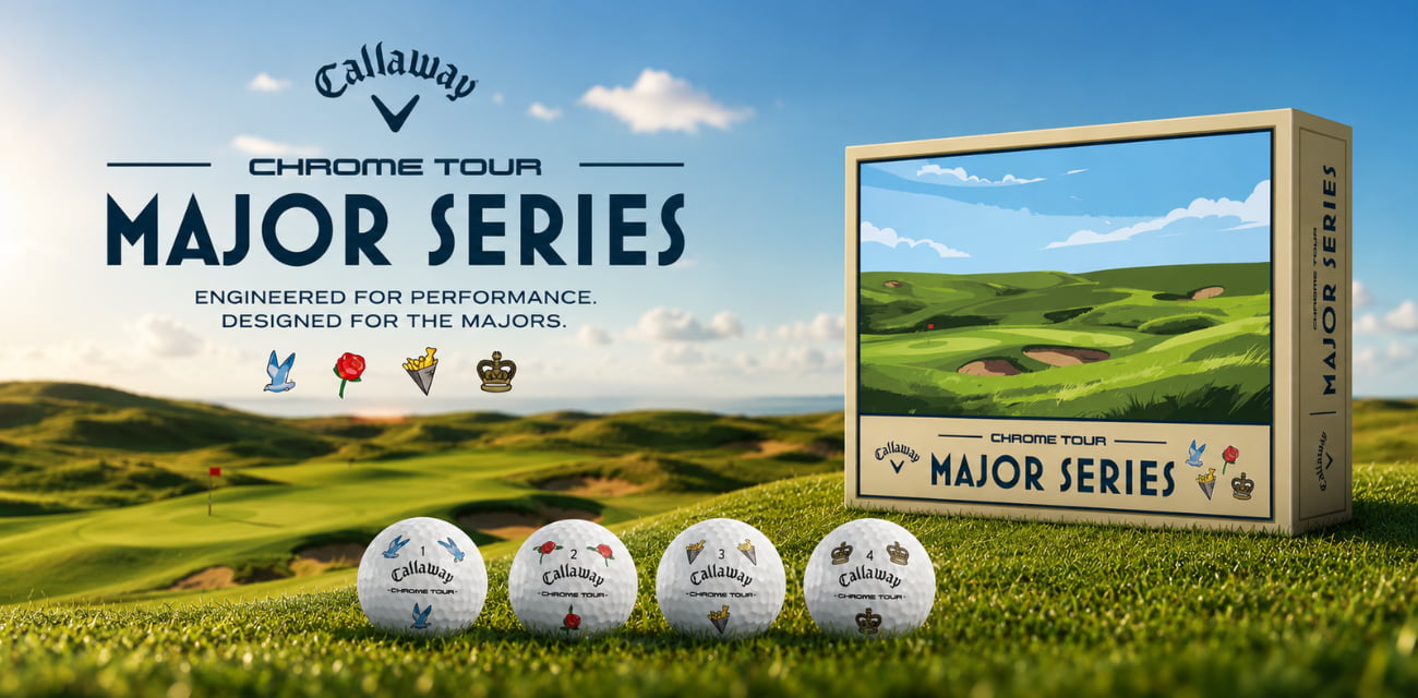 Limited Edition - Callaway Chrome Tour July Open Golf Balls (12 Balls)