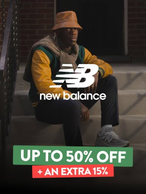 New Balance UP TO 50% OFF + an extra 15%
