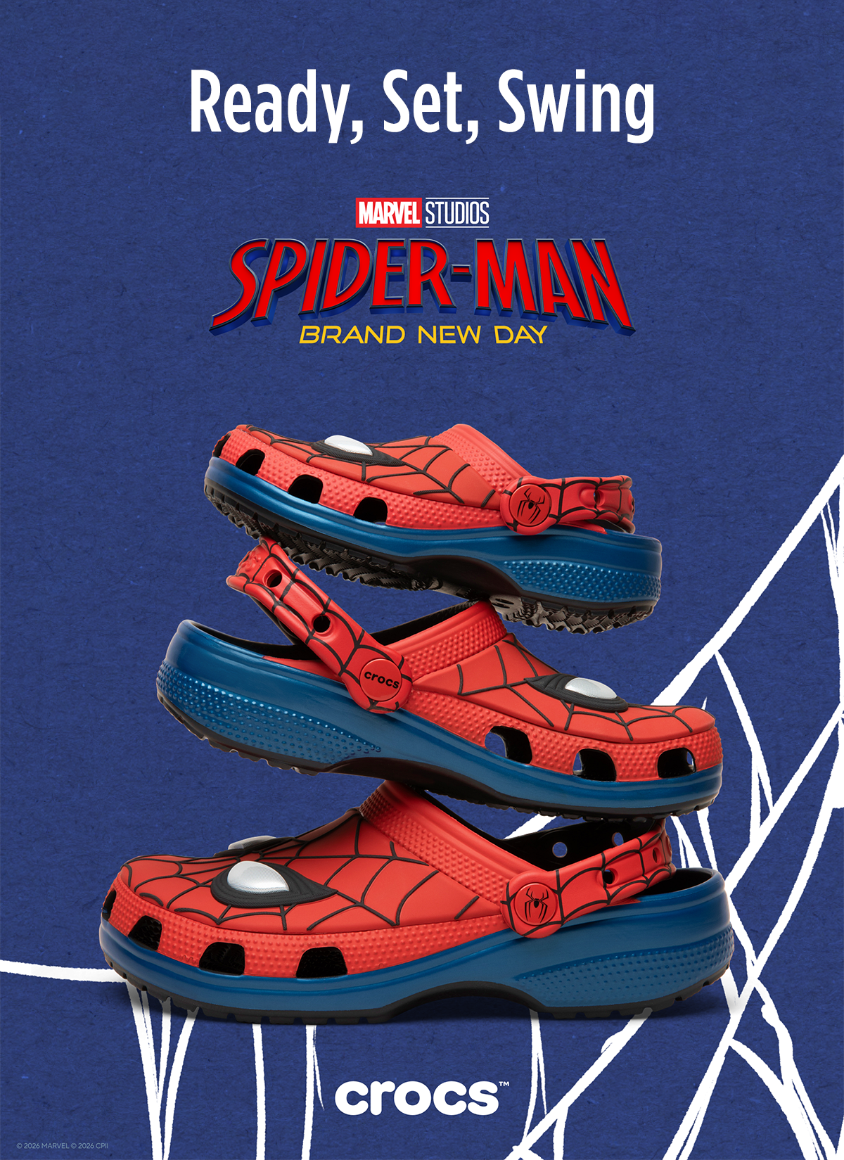 Spider-Man Brand New Day | Image of Spiderman Themed Crocs Clogs