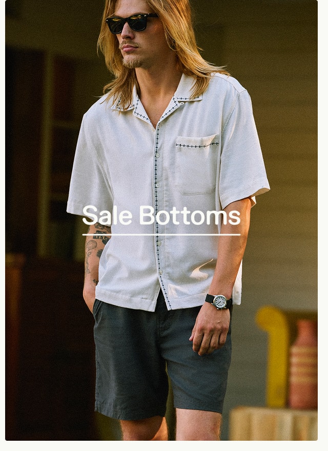 sale men's bottoms