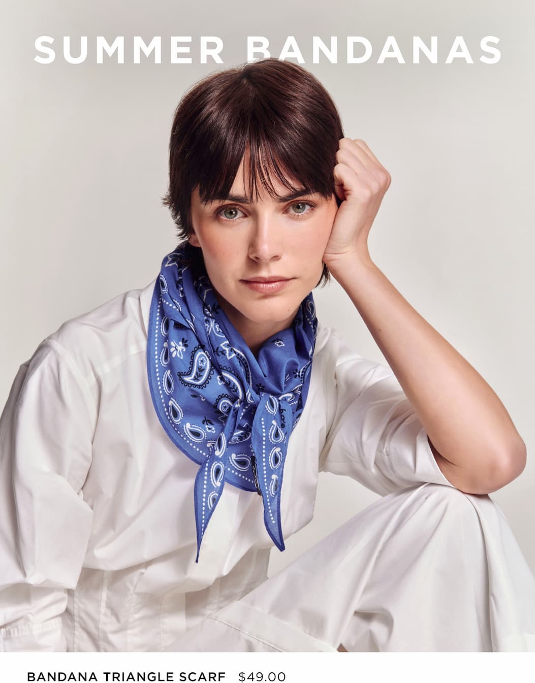 Bandana Triangle Scarf