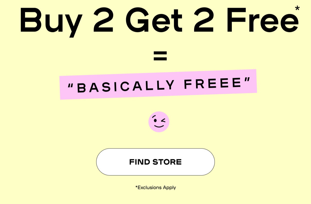 Girl Math Buy2 get 2 free