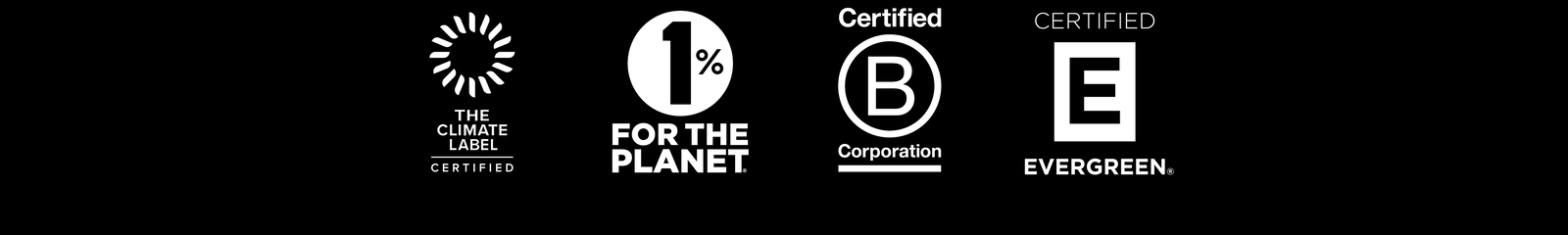 MiiR Certifications including The Climate Label and 1% For the Planet
