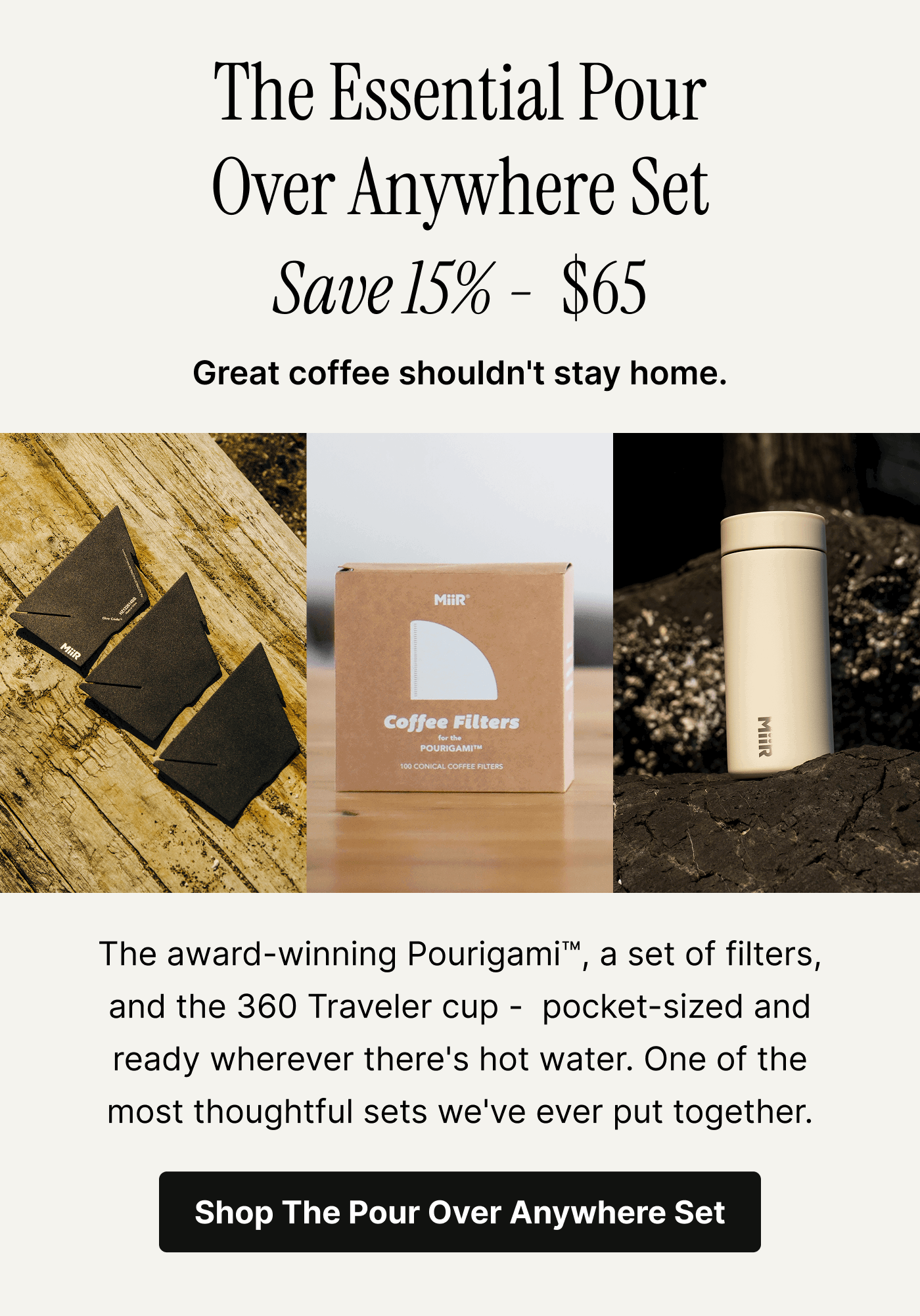 Explore the Pour Over Anywhere Set