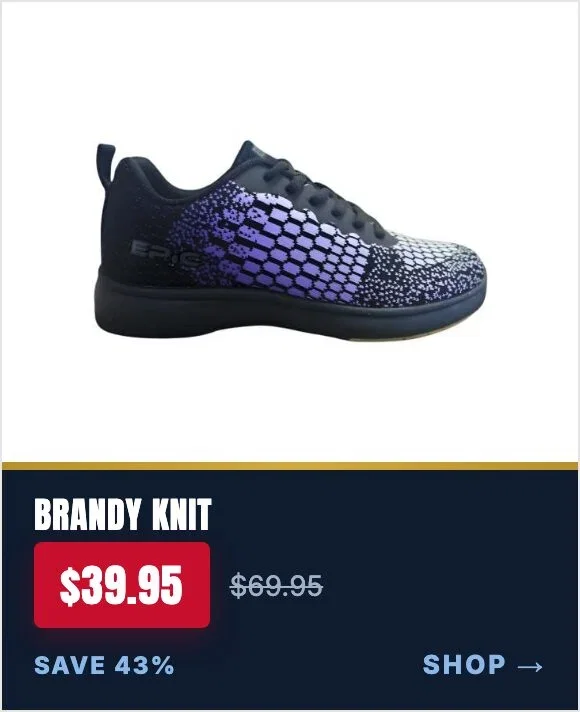 Epic Women's Brandy Knit Black Purple bowling shoes