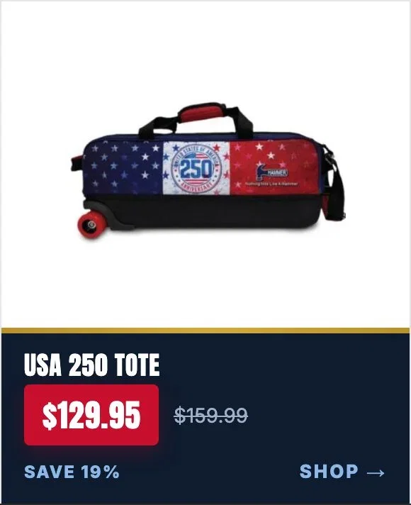 Hammer USA 250 Limited Edition Triple Tote bowling bag