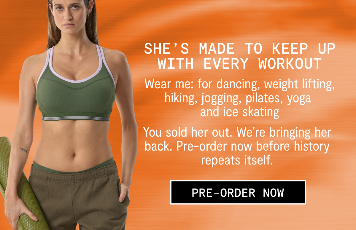 She's made to keep up with every workout | Pre-Order Now
