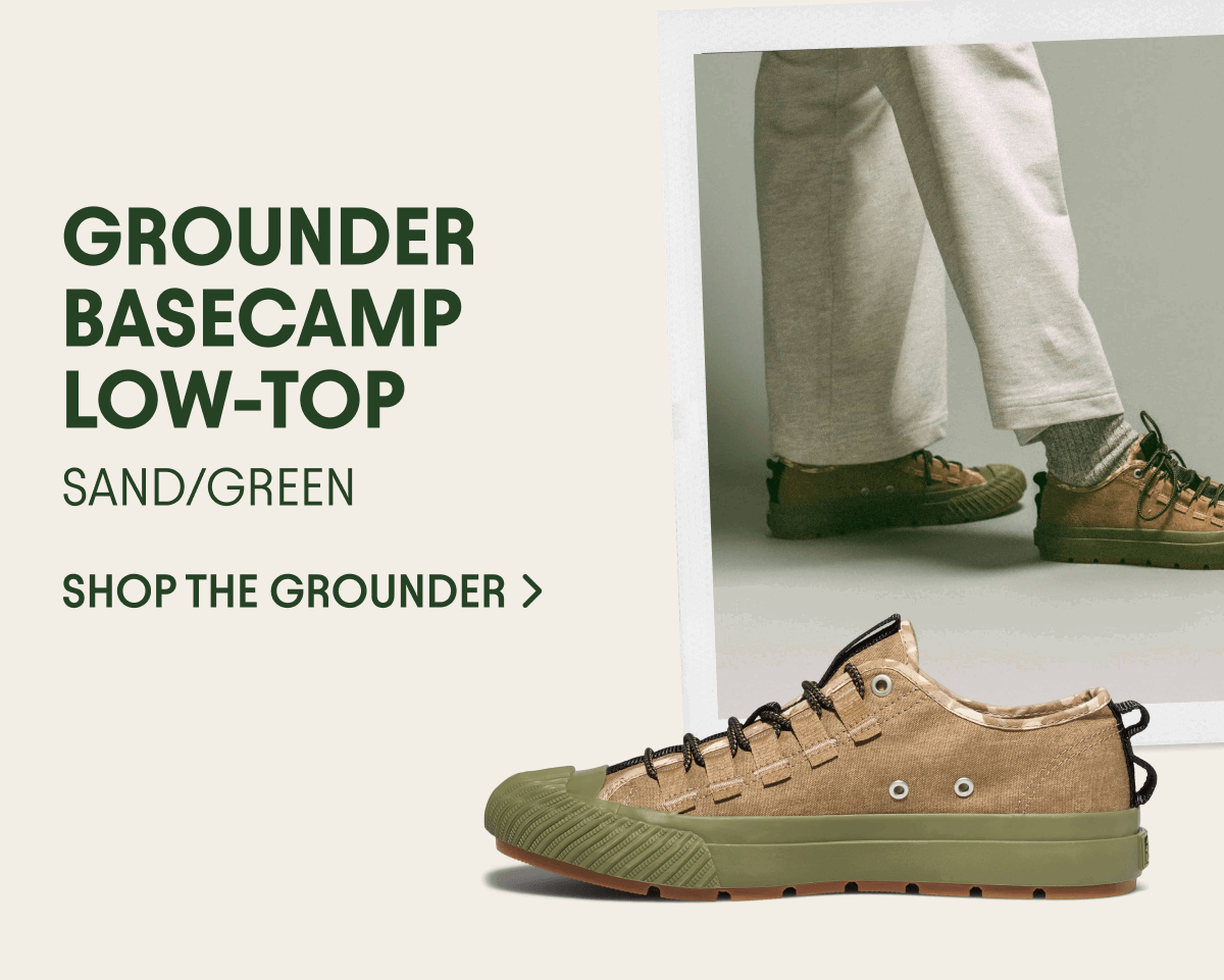 Grounder Basecamp Low-Top Sand/Green 
